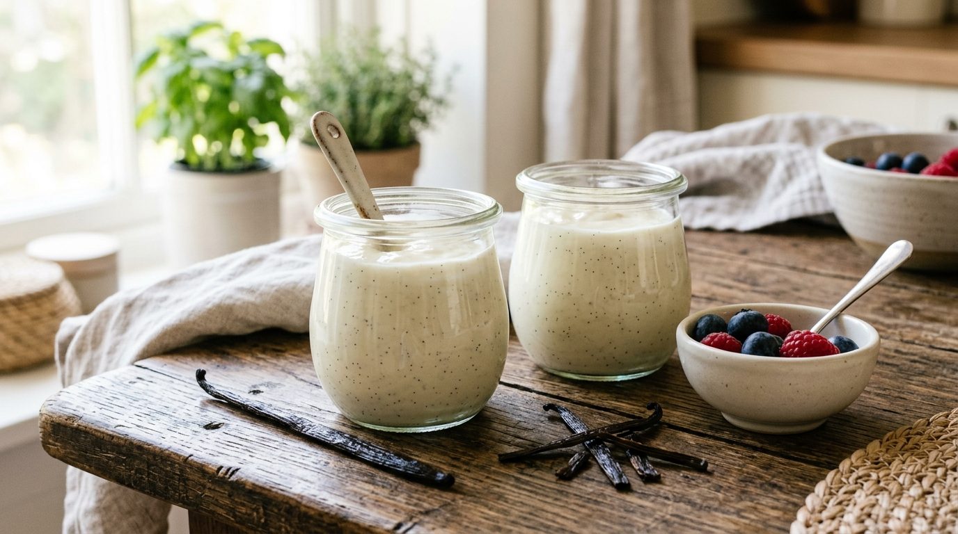 Astuces pour des yaourts à la vanille bourbon : le secret d&rsquo;un dessert maison d&rsquo;exception