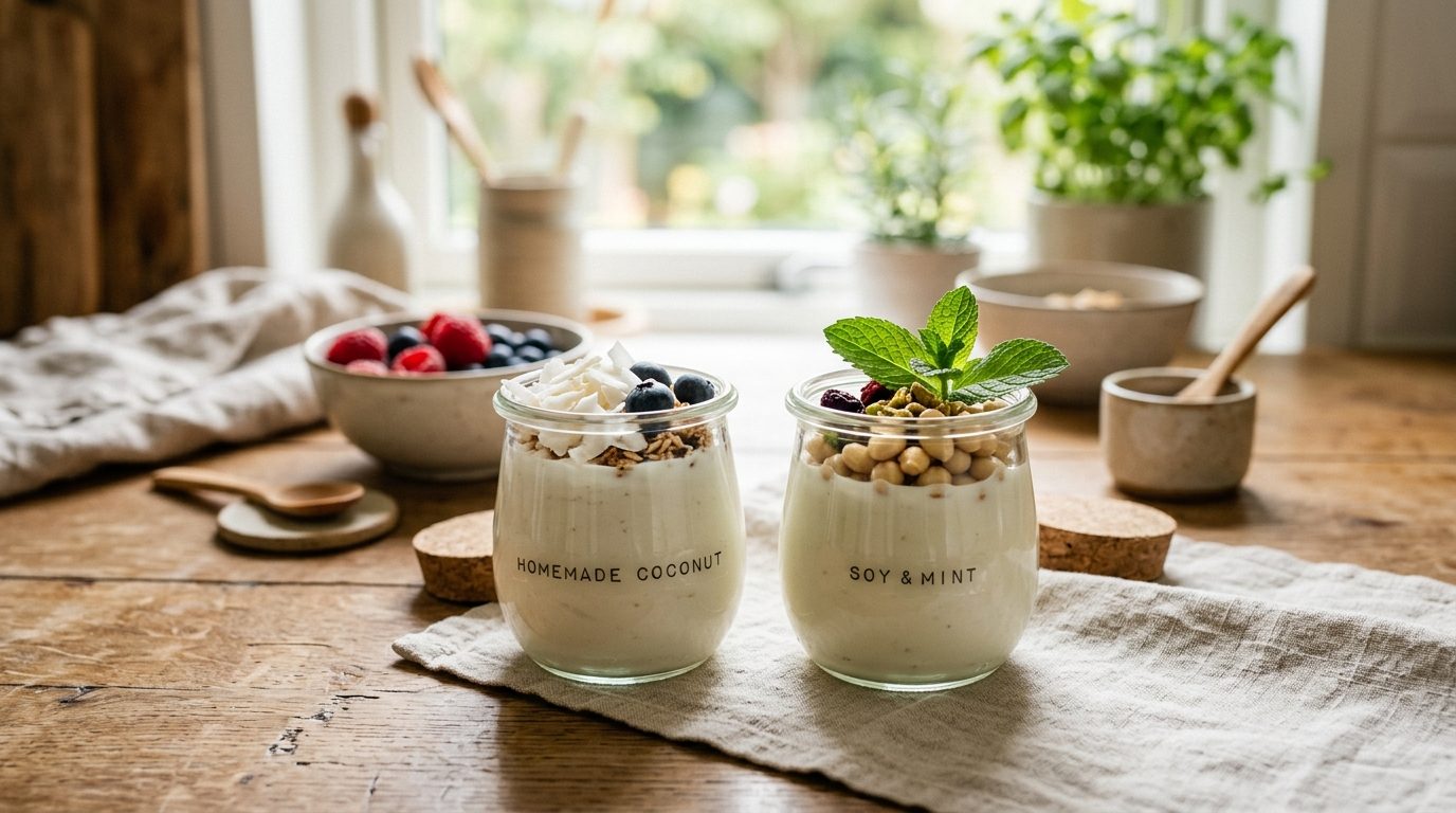 Comparaison des yaourtières pour yaourts au lait de soja et de coco