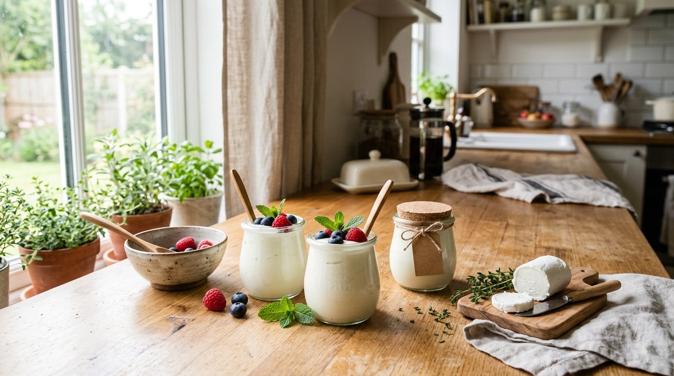 Comparaison des yaourtières pour yaourts au lait de chèvre