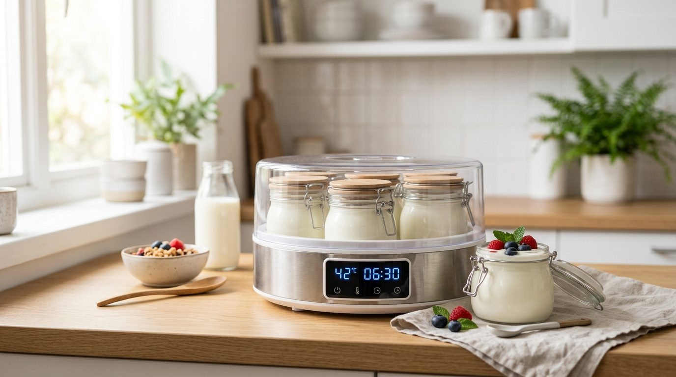 Guide d&rsquo;achat : Yaourtière avec ajustement de la température de fermentation