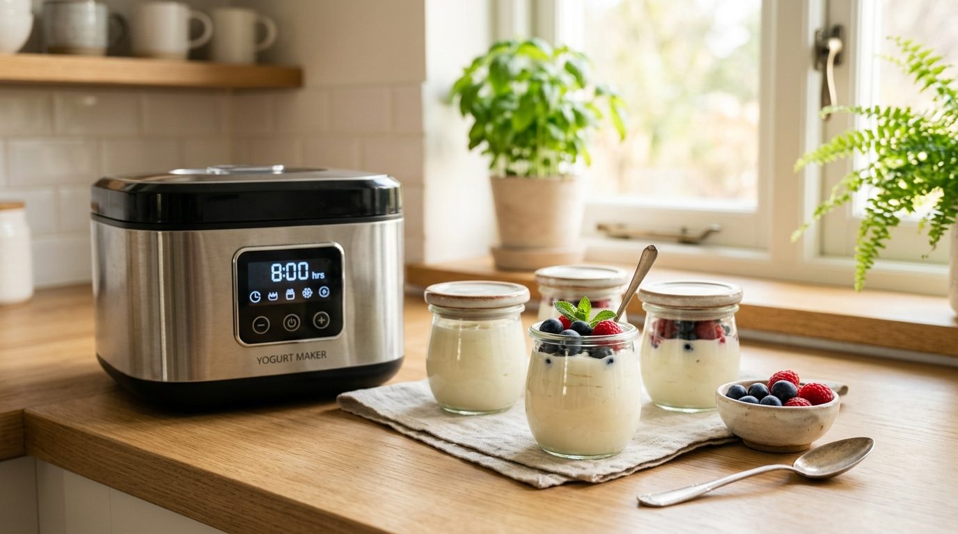 Guide d&rsquo;achat : bien choisir sa yaourtière avec recettes préprogrammées
