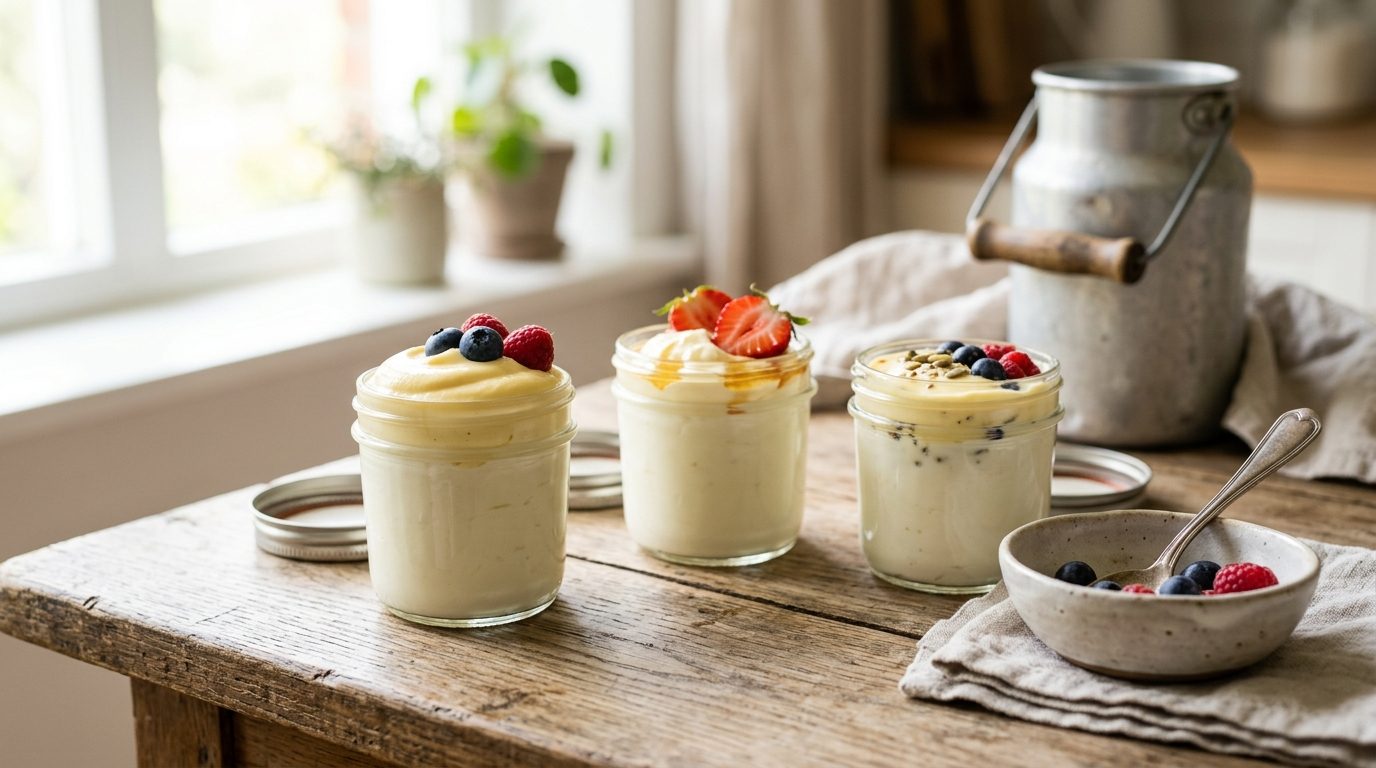 Faire ses yaourts au lait cru en yaourtière : guide et méthode