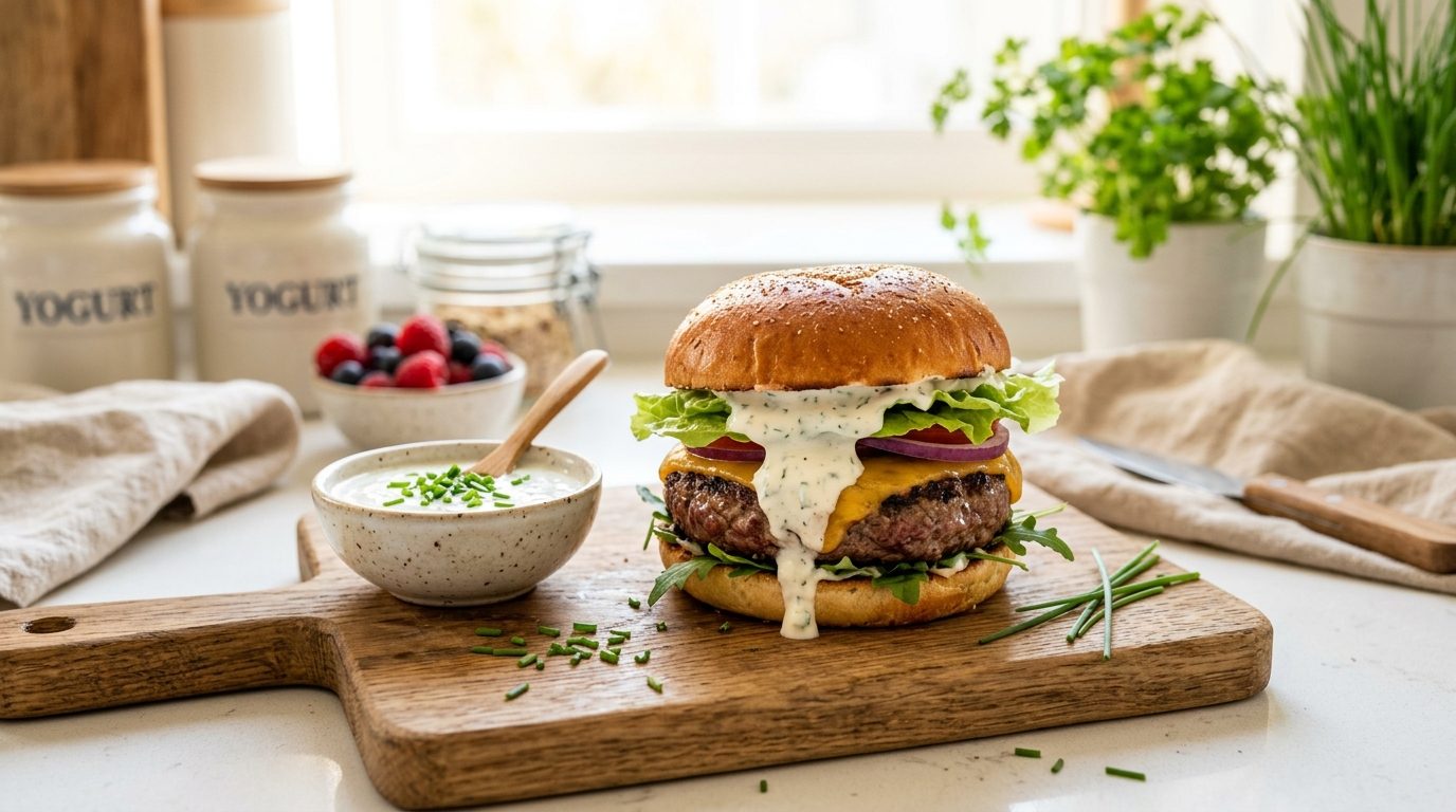 Les yaourtières pour sublimer vos burgers maison : sauces et garnitures onctueuses