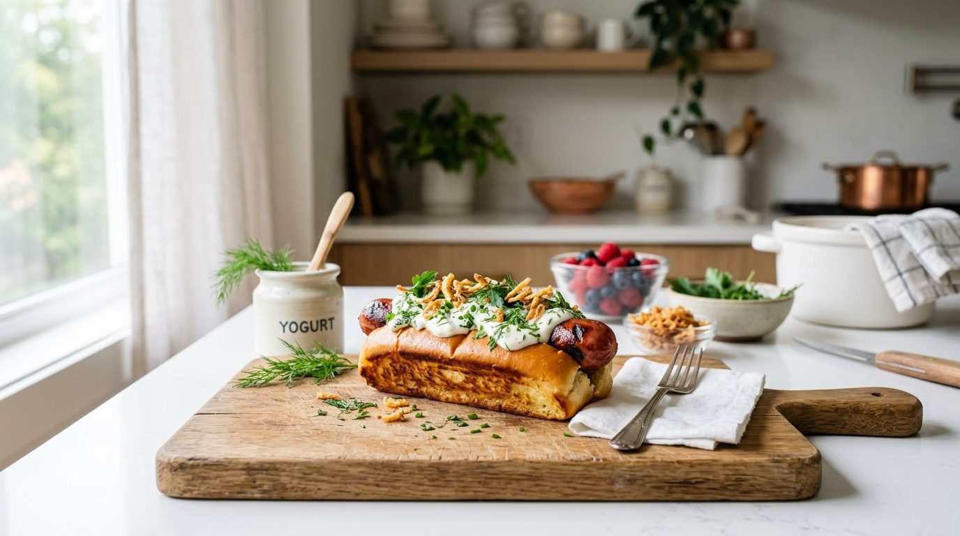 Les yaourtières pour les amateurs de yaourts faits maison en garnitures de hot-dogs