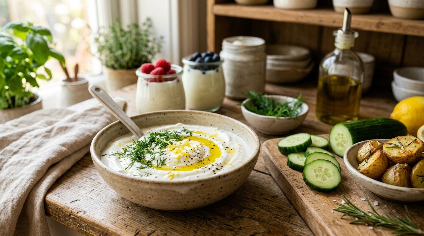 Les yaourtières pour préparer des yaourts maison en garnitures de plats