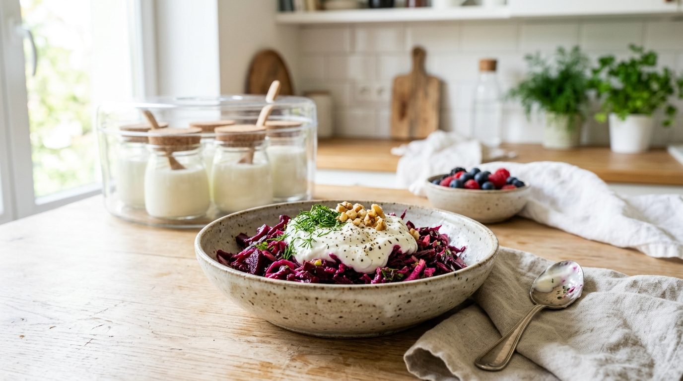 Yaourtière et salades de betteraves : l&rsquo;art des sauces et garnitures maison