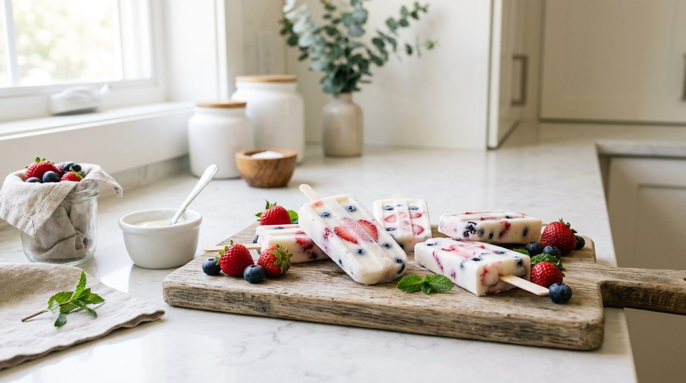 Yaourtière et popsicles : le guide des bâtonnets glacés maison sains et onctueux