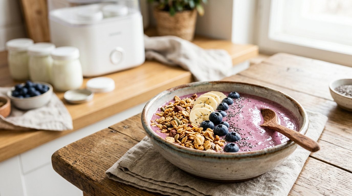 Les yaourtières idéales pour réussir vos bases de smoothie bowls maison