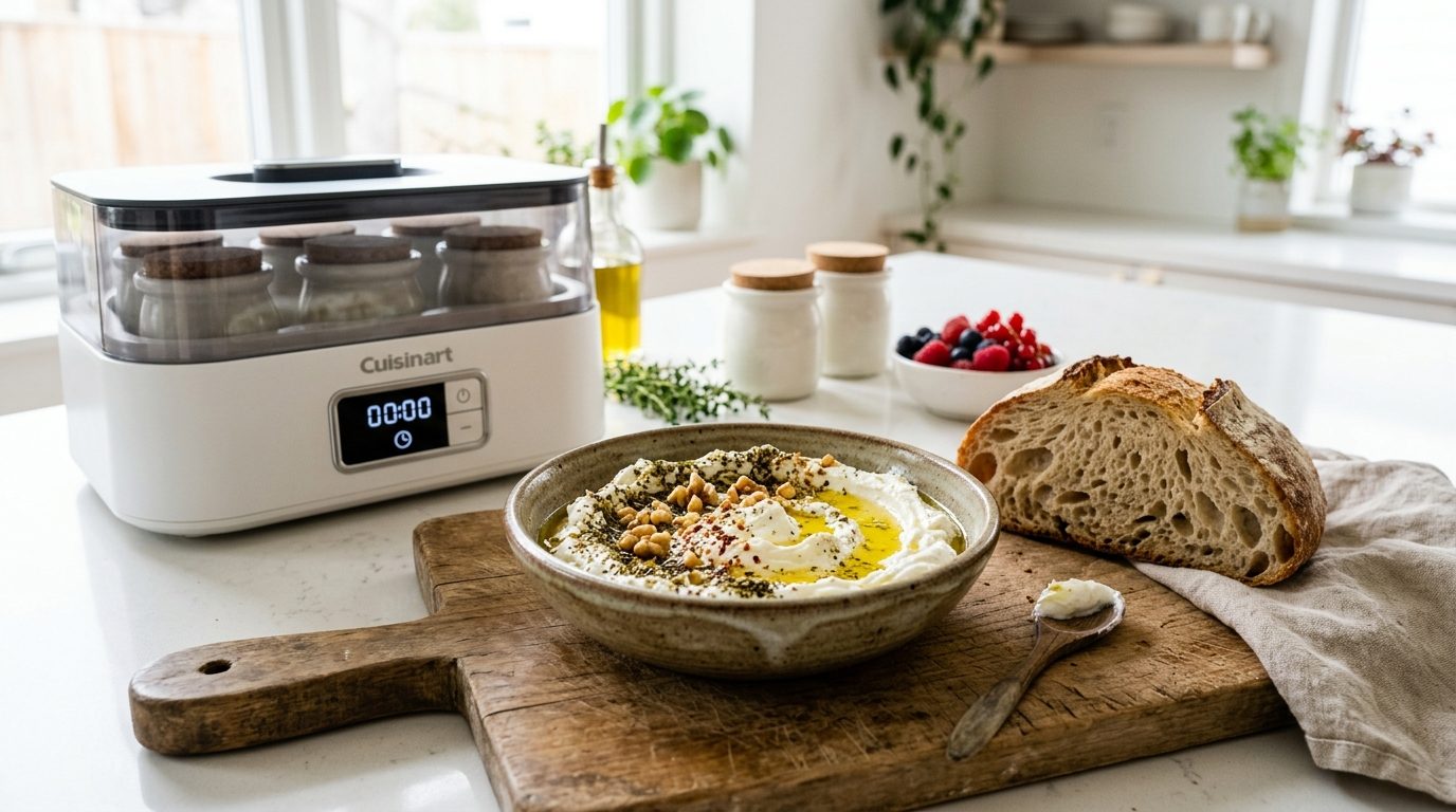Yaourtière et tartinades maison : réussir dips, labneh et pâtes à tartiner