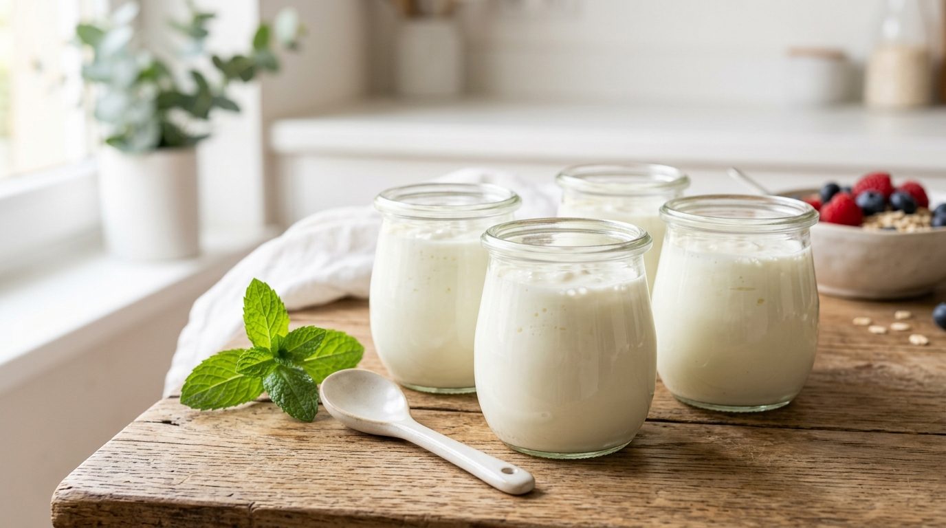 Yaourtière et yaourts légers : réussir des desserts minceur et fermes