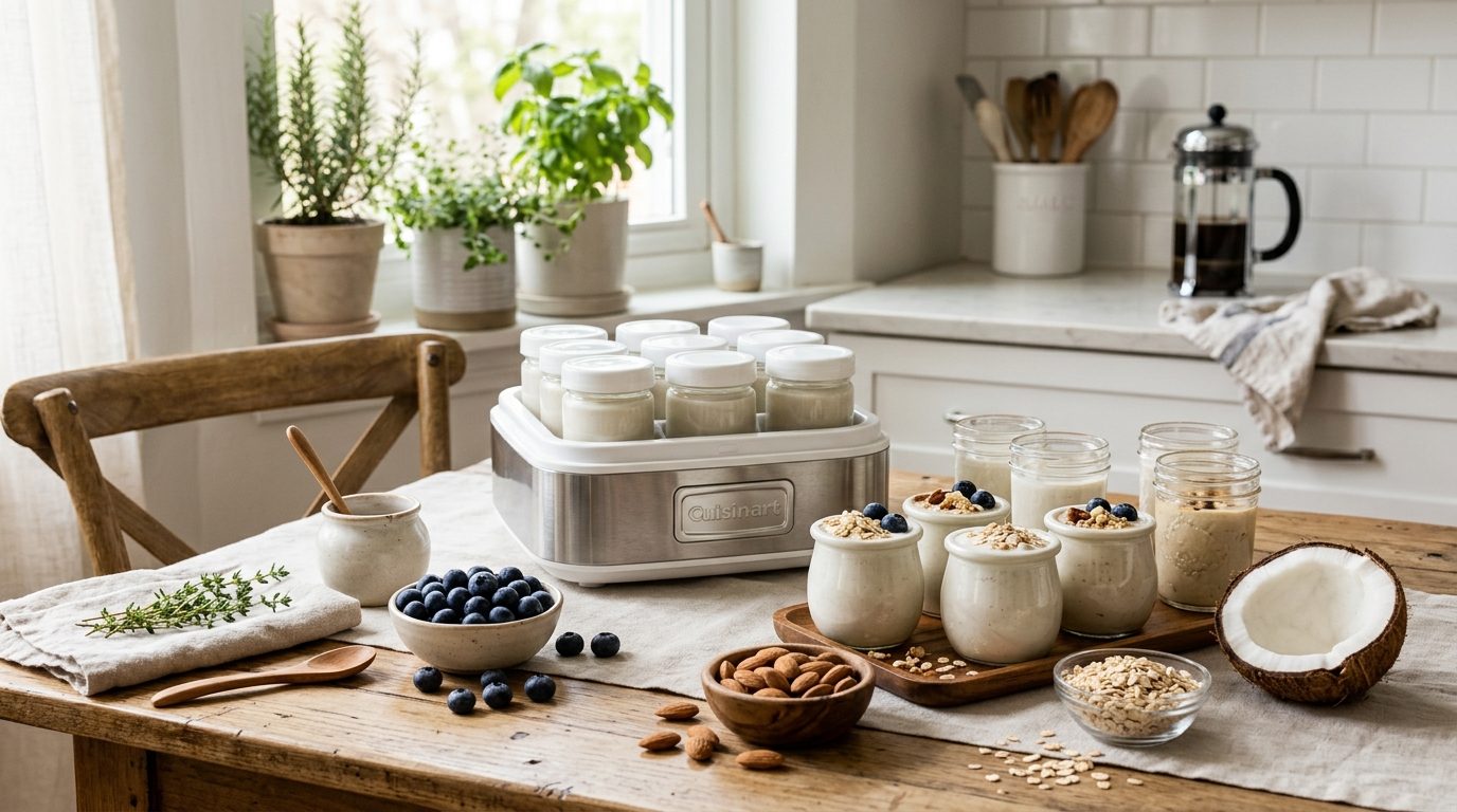 Les meilleures yaourtières pour yaourts végétaux : notre sélection pour des desserts maison réussis