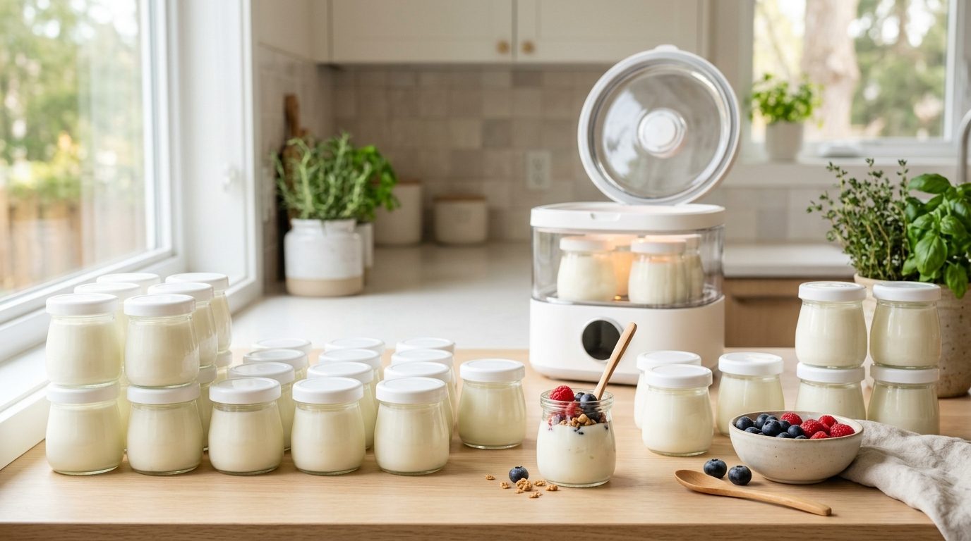 Quelle yaourtière offre la meilleure option de stockage des pots ?