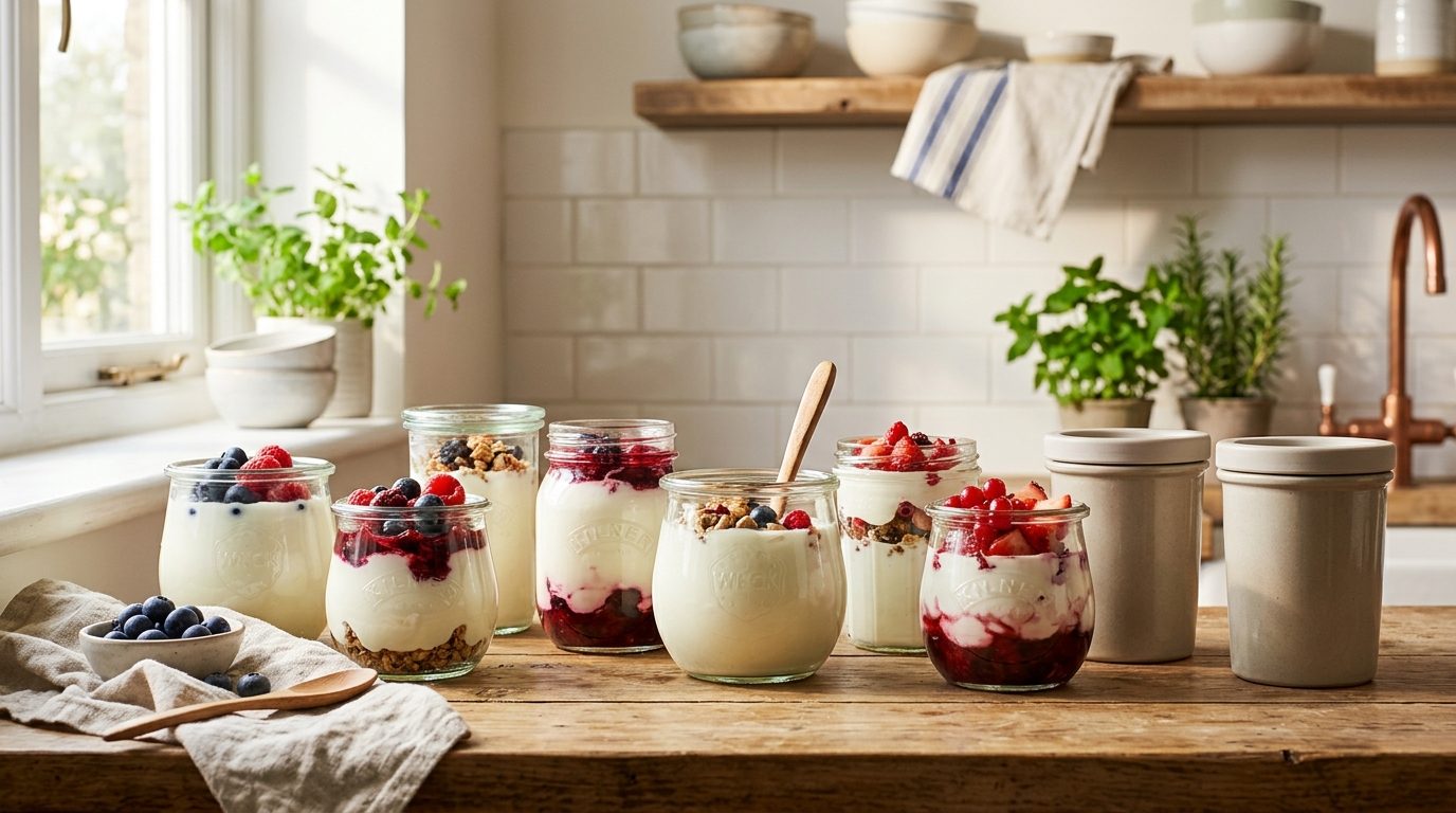 Pots en verre ou en plastique pour yaourtière : le comparatif complet