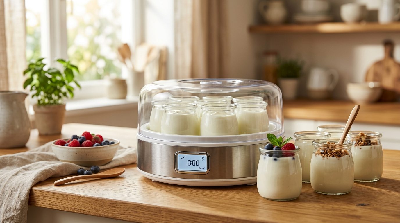 Yaourtière avec ou sans alarme de fin de fermentation : le comparatif complet