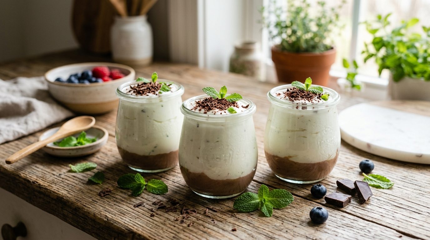 Yaourts à la menthe et au chocolat : astuces pour une fraîcheur gourmande