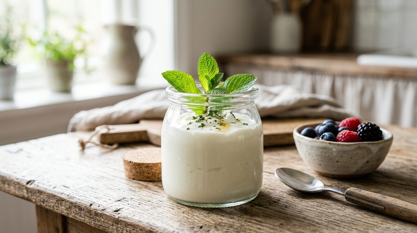 Yaourts à la menthe : une fraîcheur inégalée pour vos desserts maison