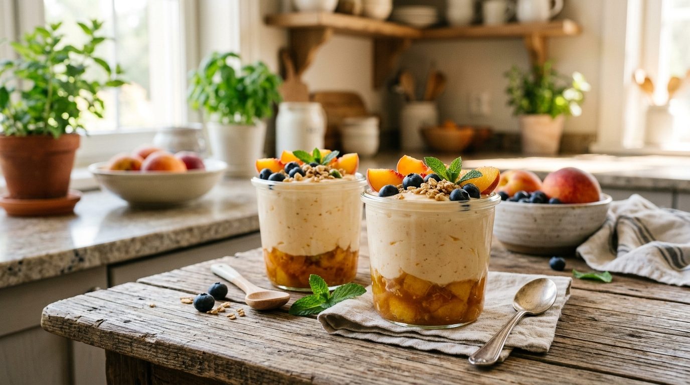 Yaourts à la pêche : astuces et recette pour une douceur estivale réussie