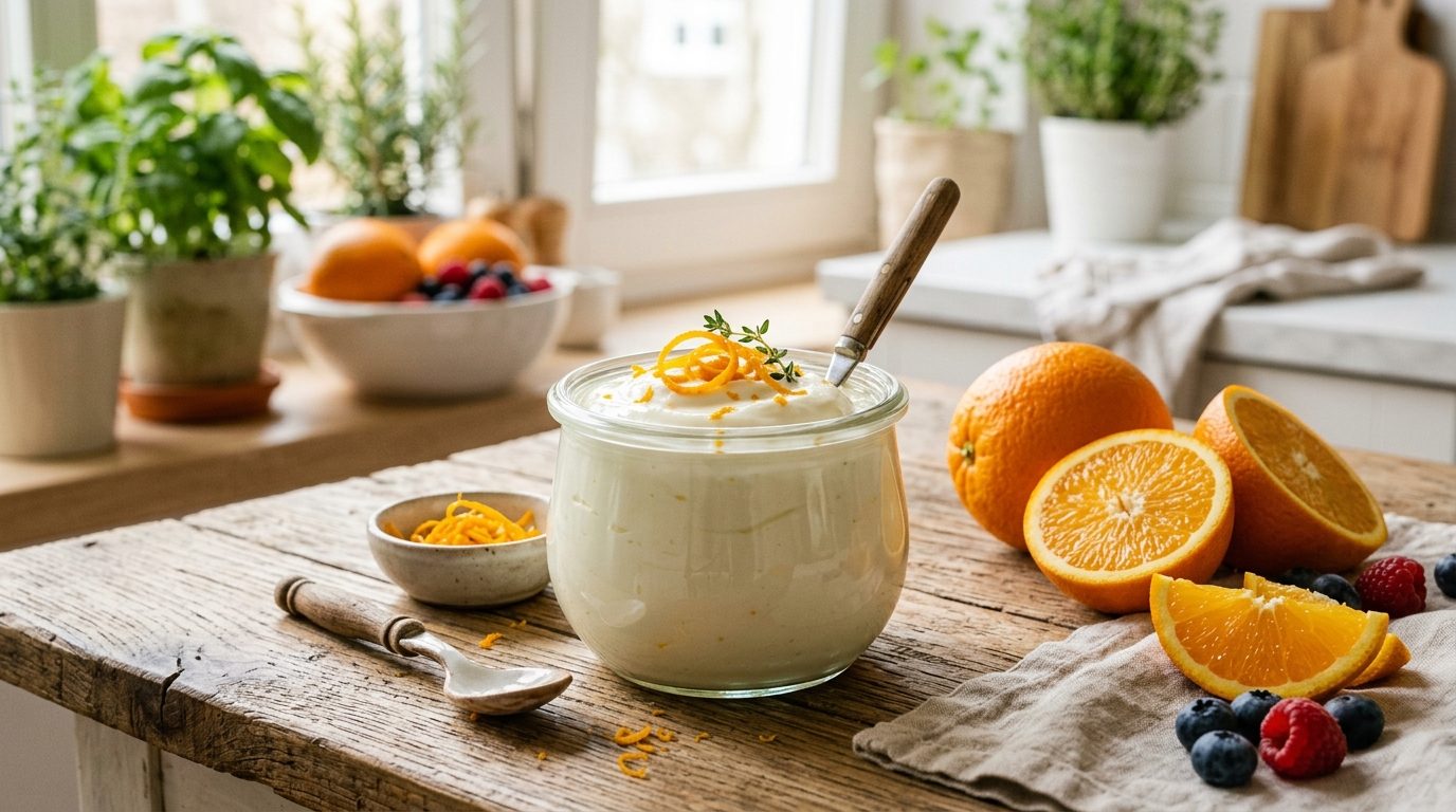 Yaourts à l&rsquo;orange : comment obtenir une saveur vibrante et parfumée