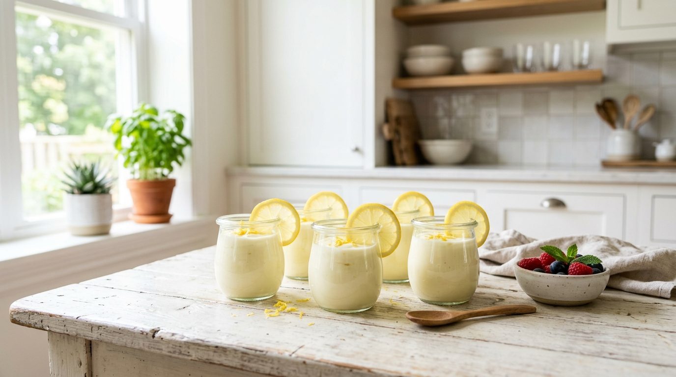 Yaourts au citron : astuces pour une acidité équilibrée